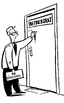 Beim Betriebsrat anklopfen